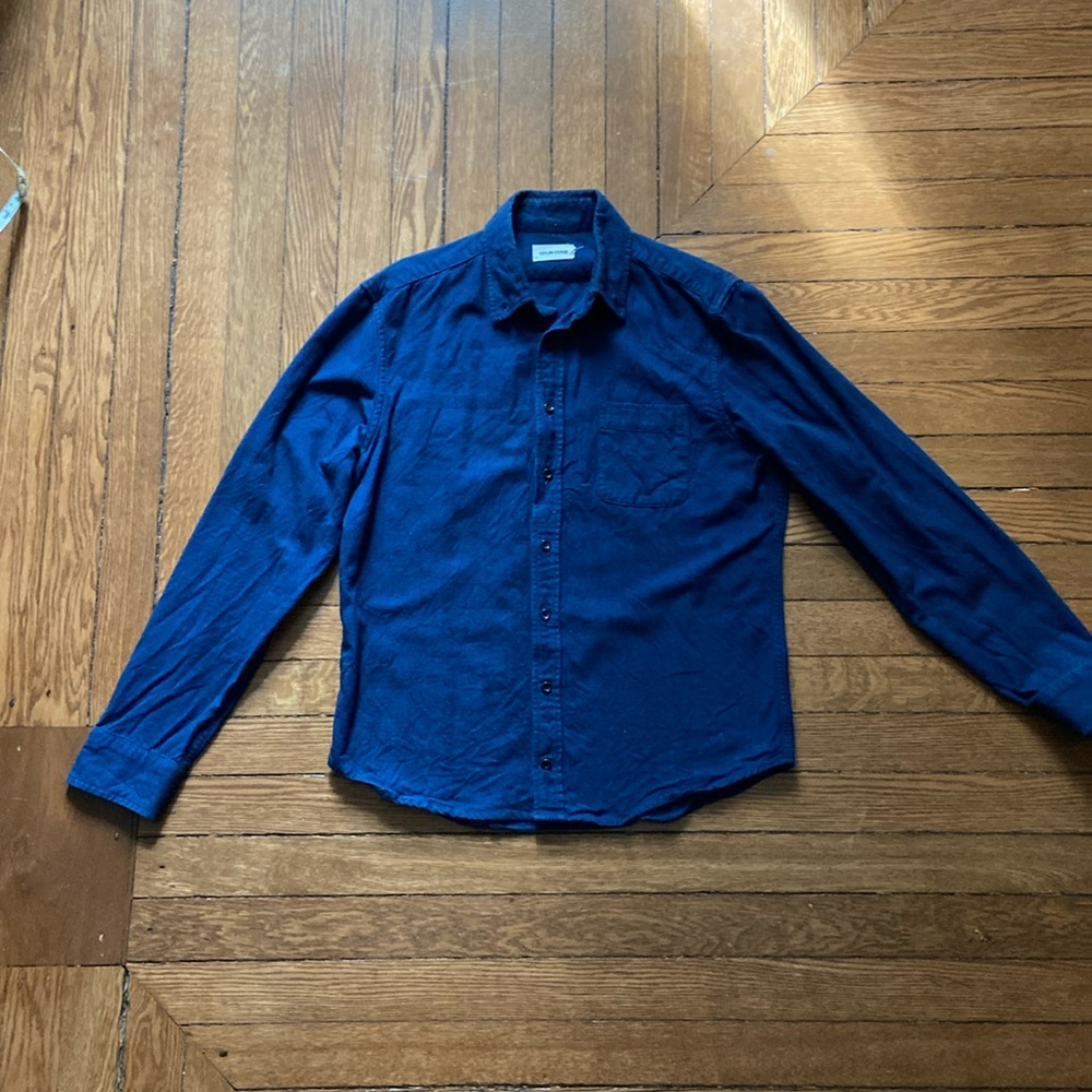 Taylor Stitch Jack OCBD in Dark Navy EUC Size M